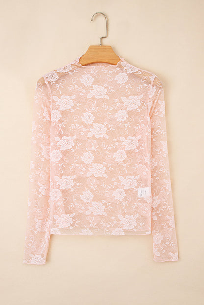 Mock Neck Long Sleeve Top