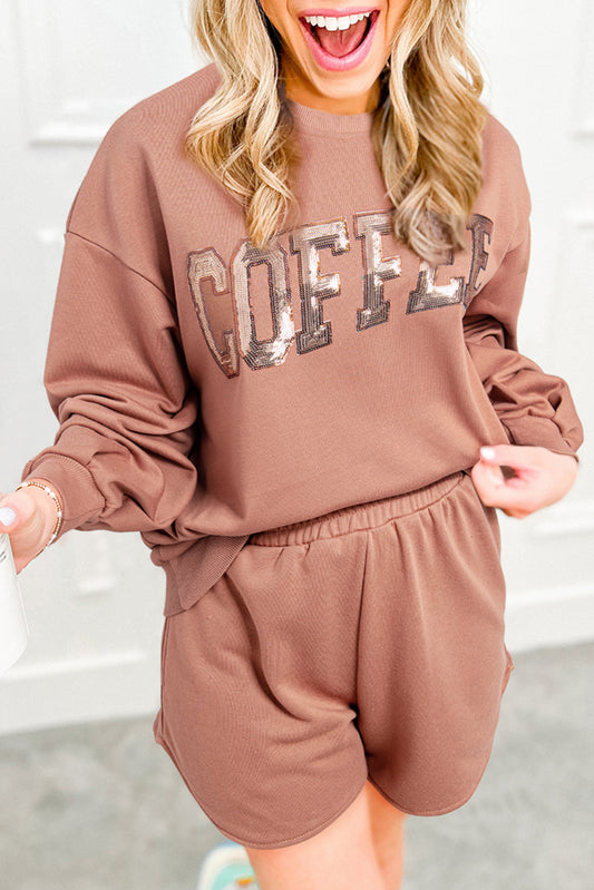 sweatshirt and shorts set