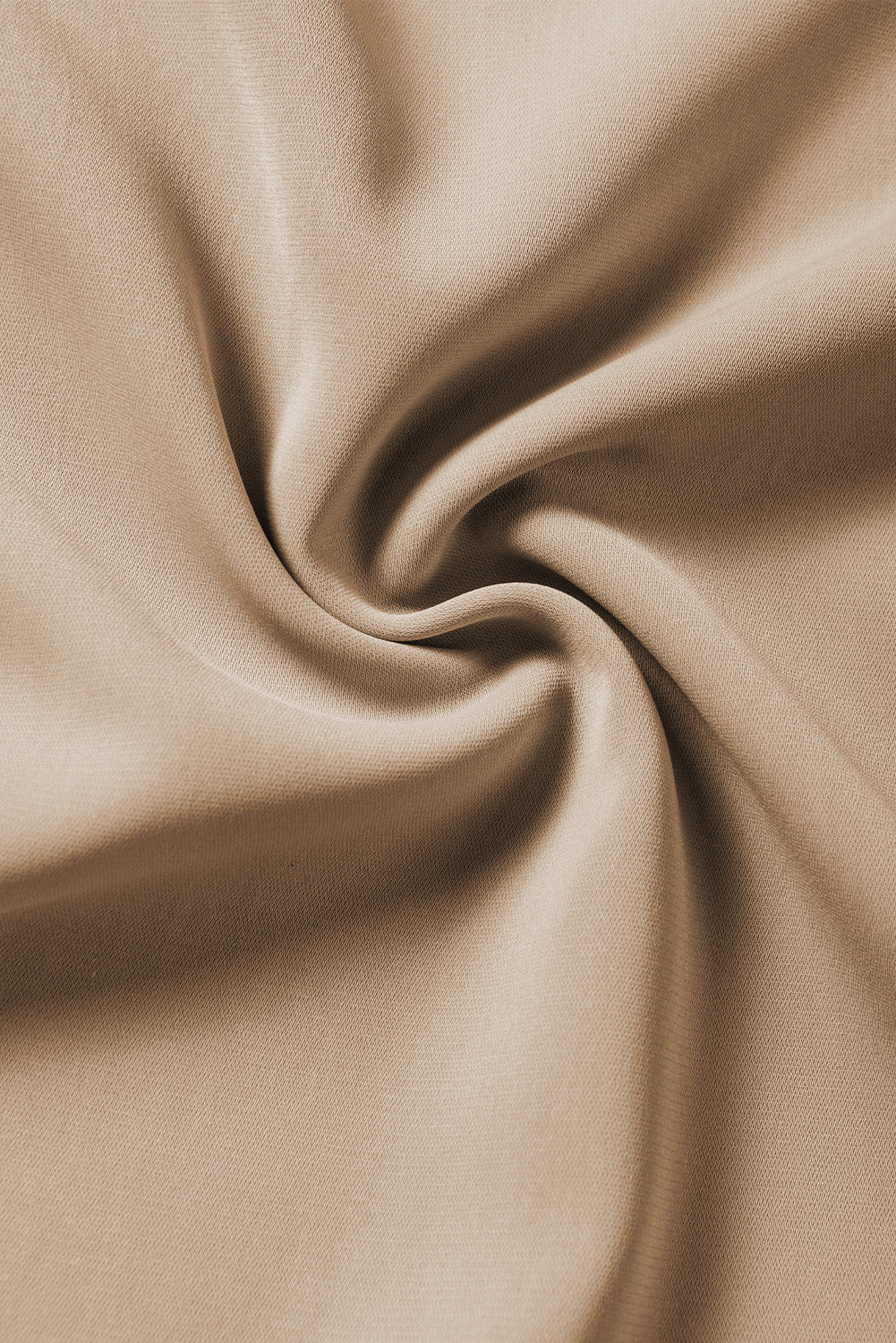 Elegant Light Beige Crochet Lace Patched Top with Crew Neck