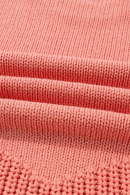 pumpkin embroidered sweater