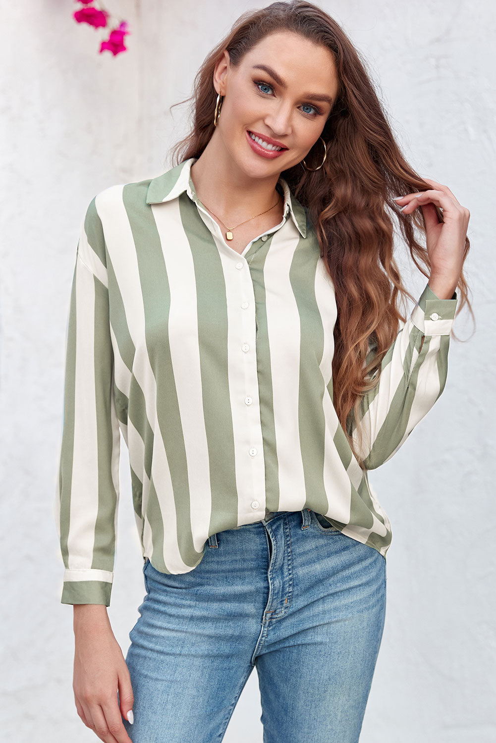 striped long sleeve shirt