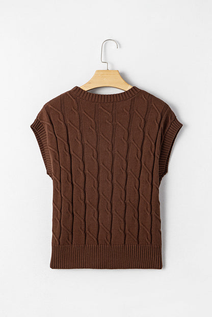short sleeve sweater top