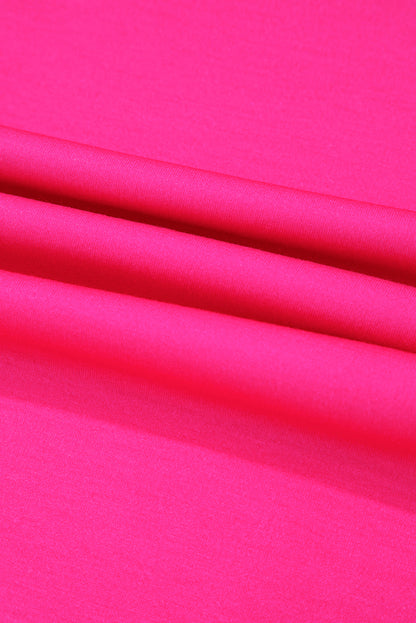 Light Green Colorblock Striped Drop Shoulder Loose Top