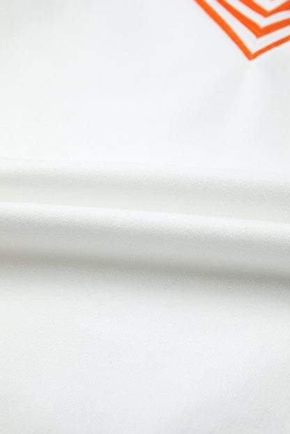 v neck long sleeve top