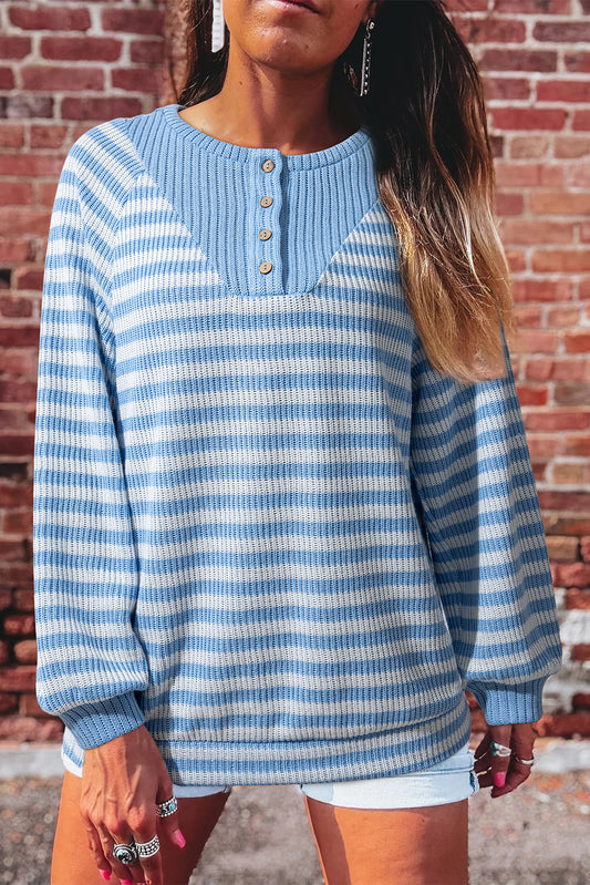 Sky Blue Stripe top