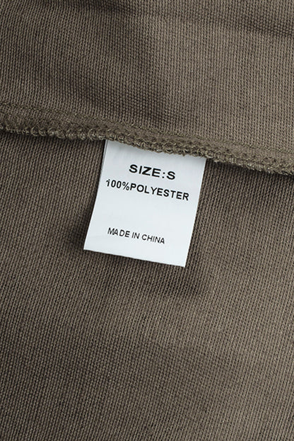 Green Camouflage Print Utility Jacket with Button Closure and Multiple Pockets