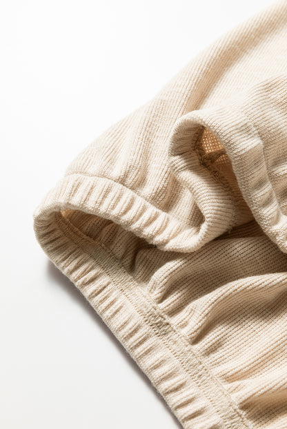 ribbed long sleeve top