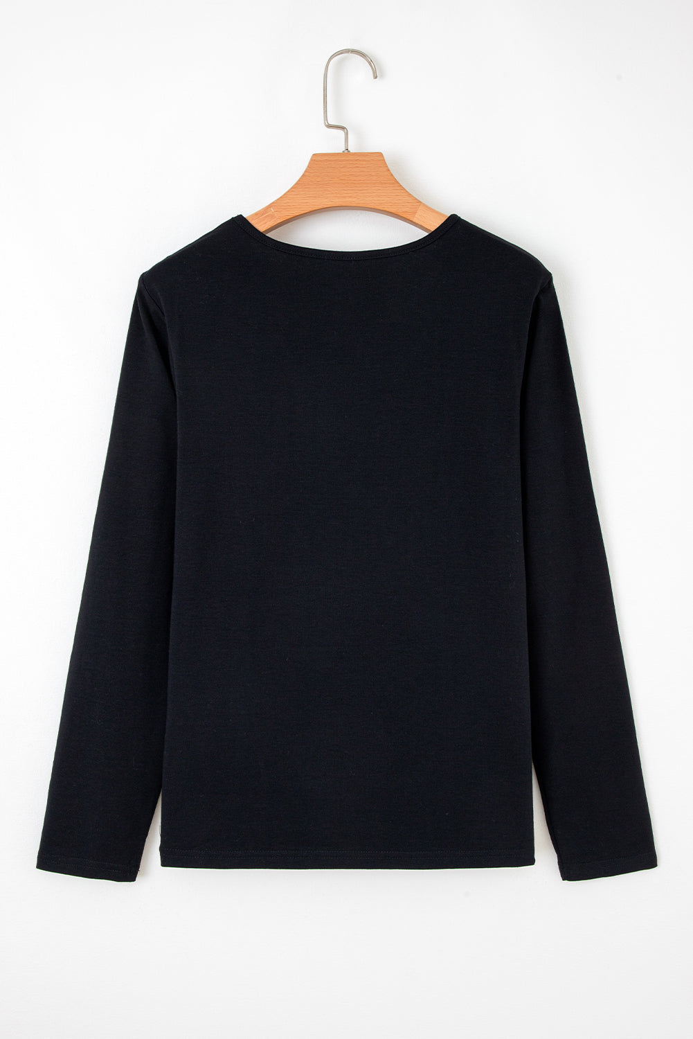 black long sleeve top