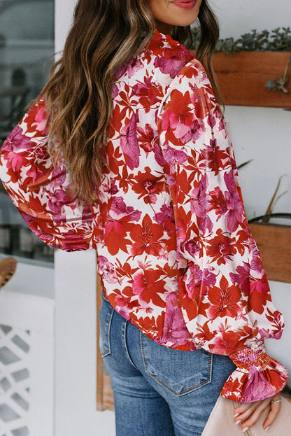 floral blouse womens