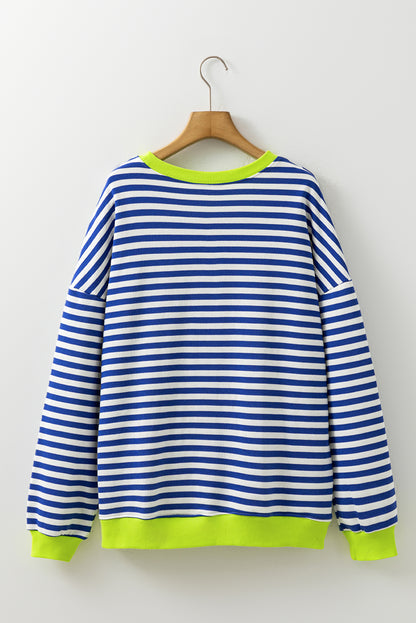 striped sweatshirt