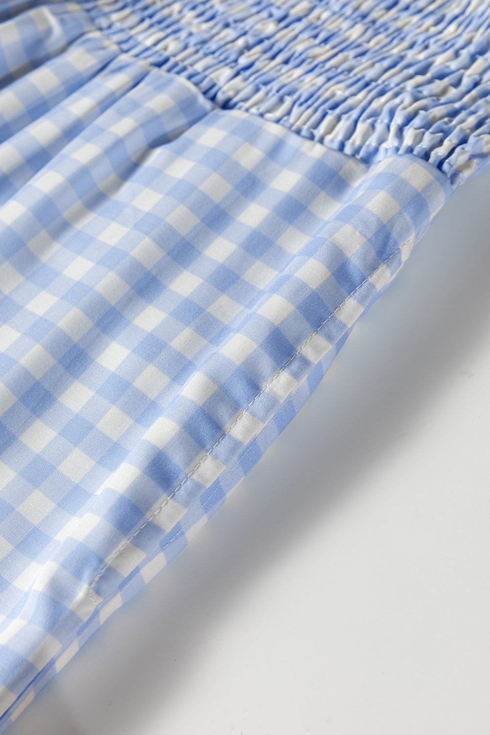 plaid print high waist pants