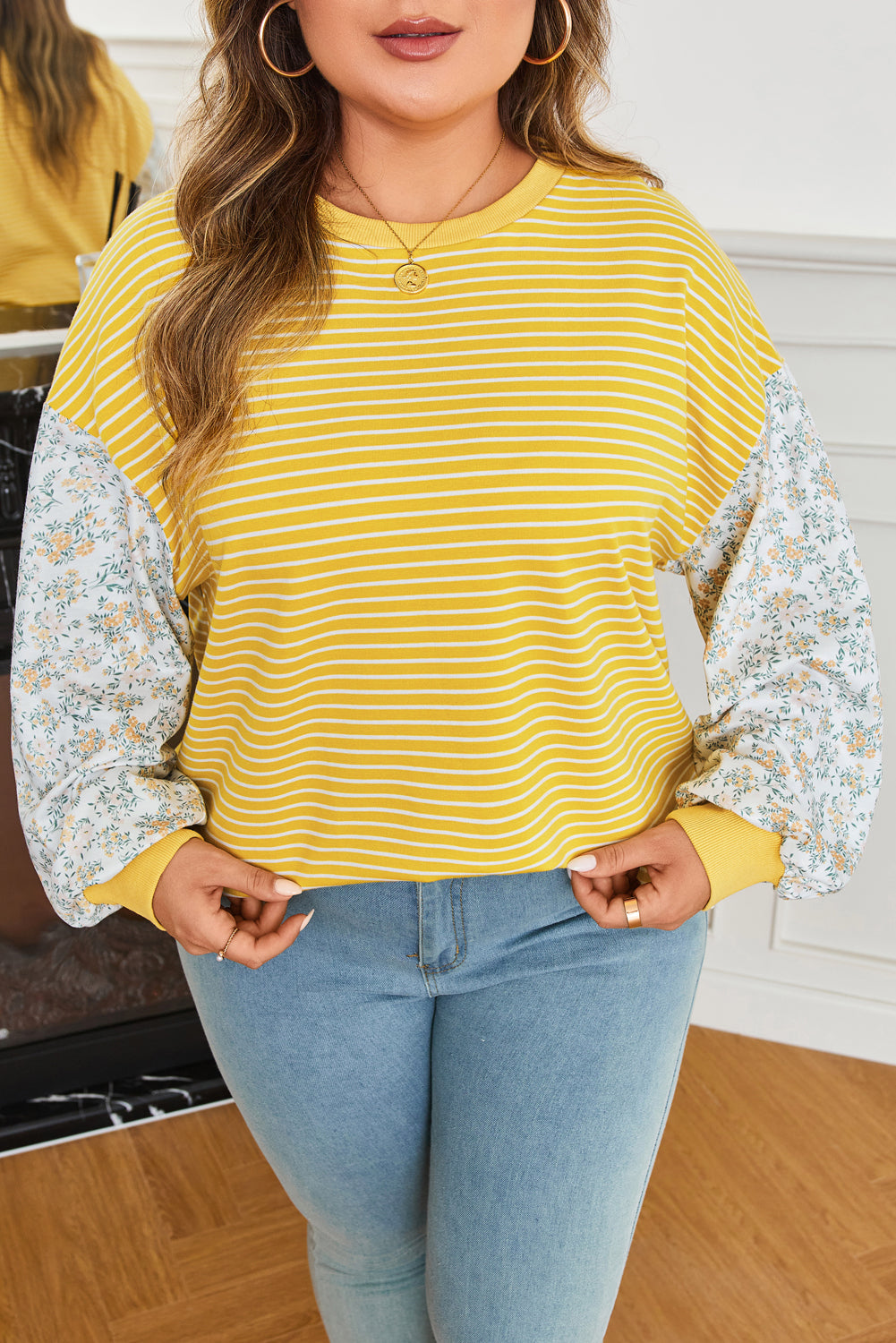 plus size long sleeve top
