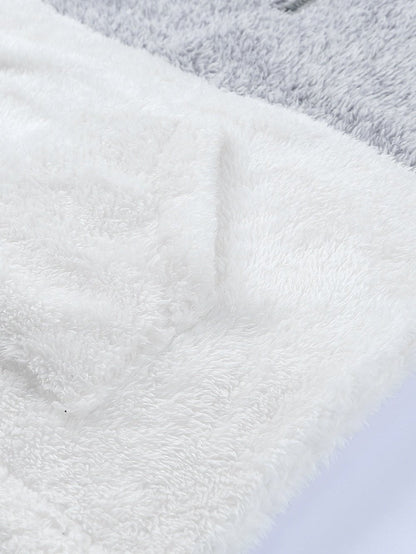 Colorblock Geometric Printed Sweatshirt