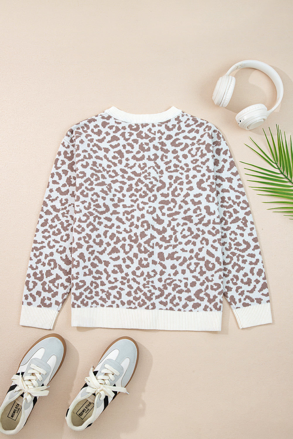 womens leopard cardigan