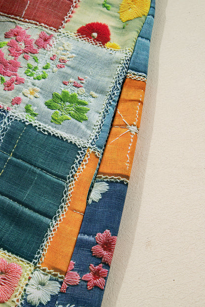 floral checkered dress