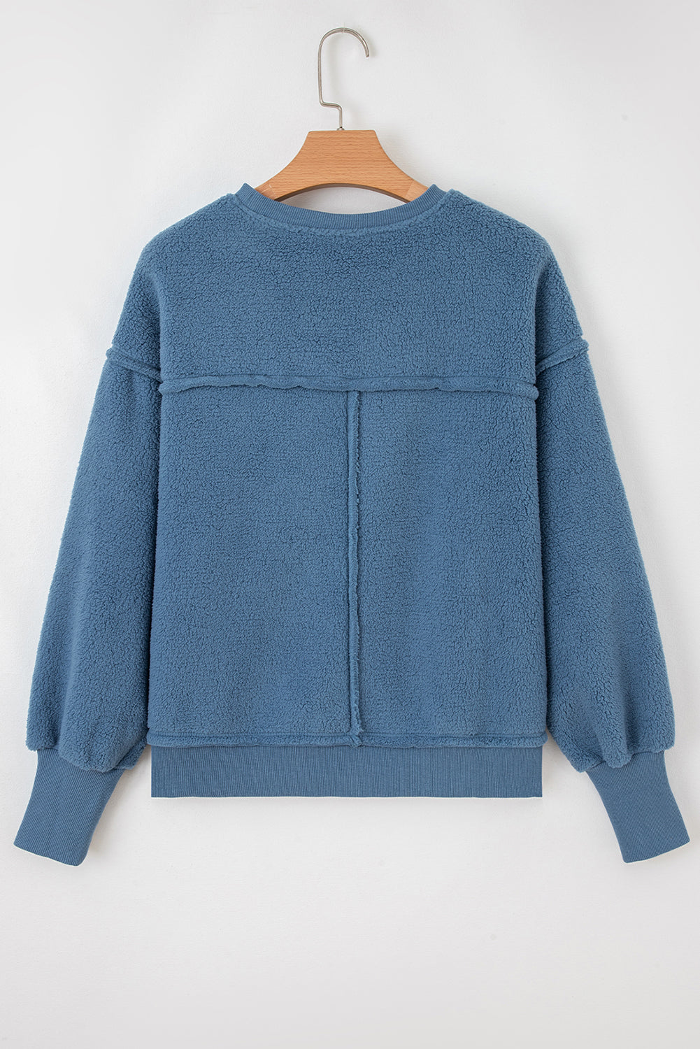 cozy sherpa sweatshirt