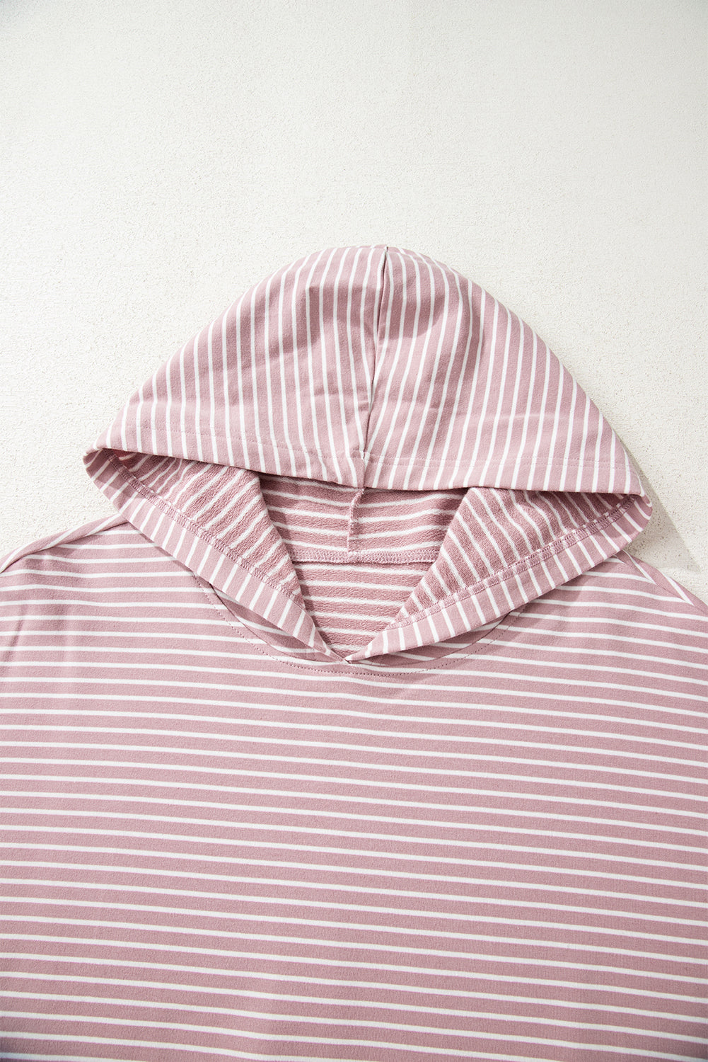 stripe print hoodie