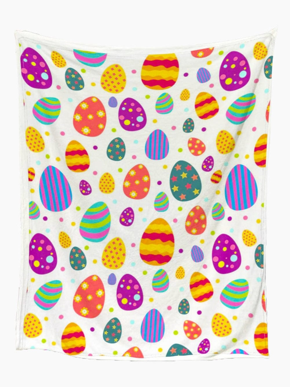 Easter Egg Delight Cozy Flannel Throw - 130*150cm