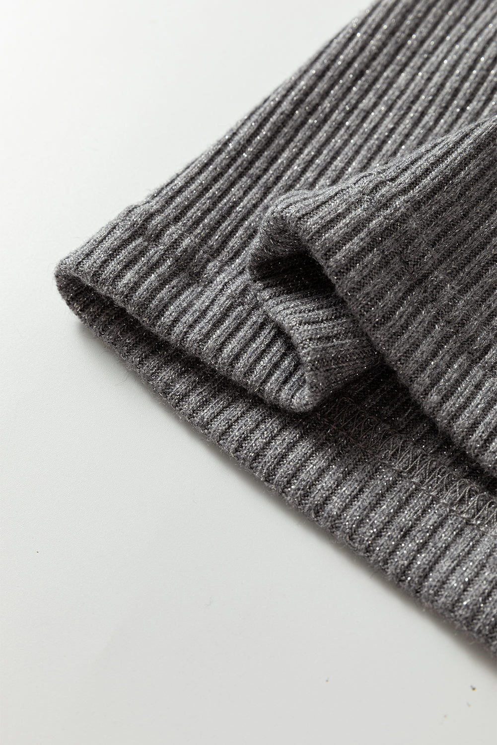 ribbed knit cardigan