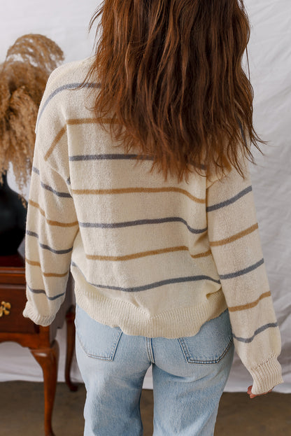 striped cardigan womens