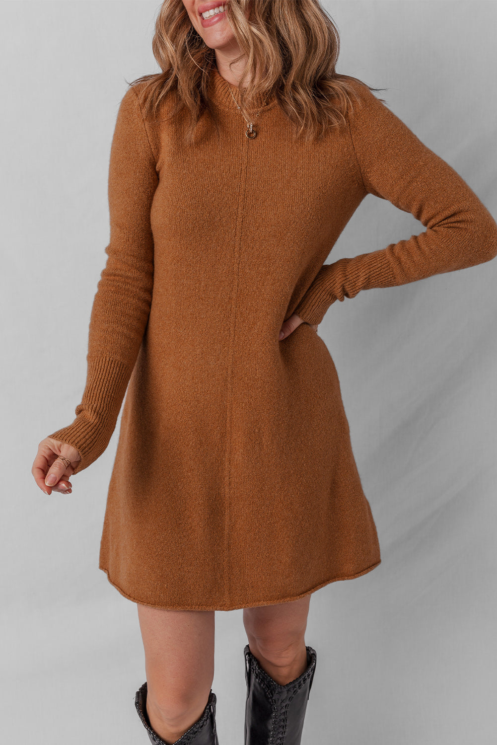 mini sweater dress