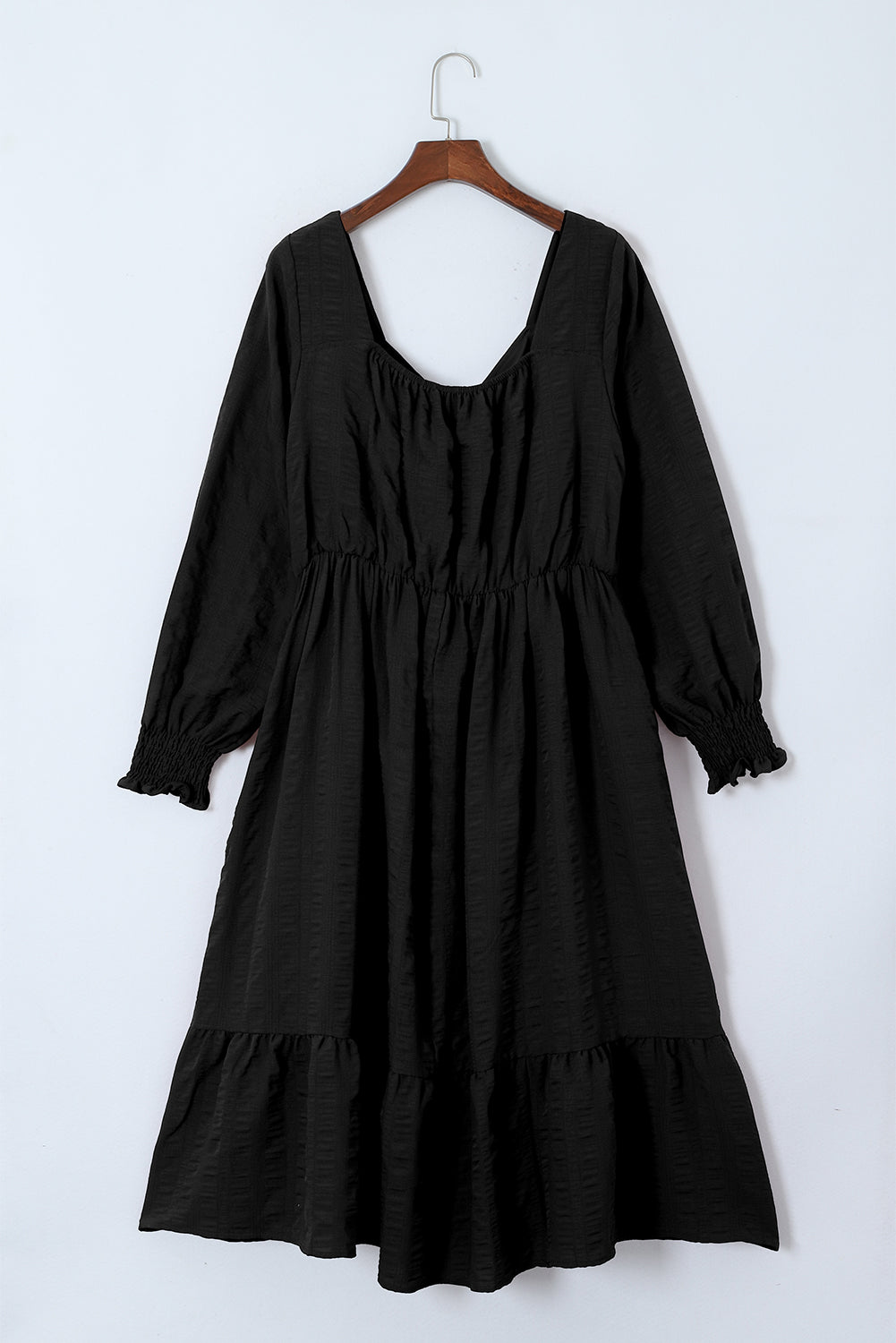 black plus size dress