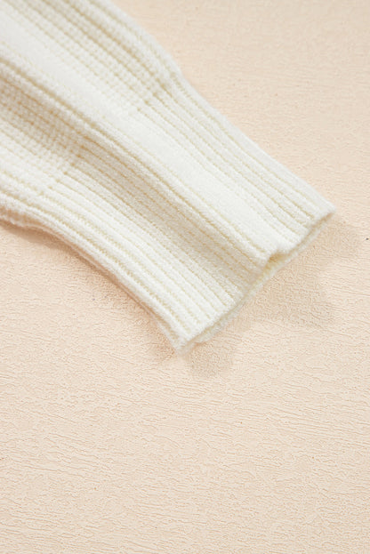 pumpkin embroidered sweater