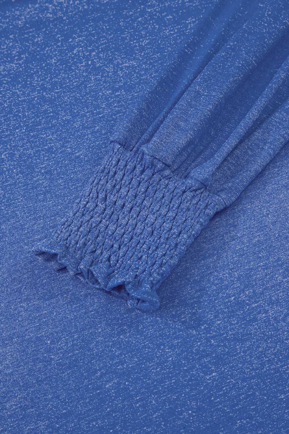 blue long sleeve top