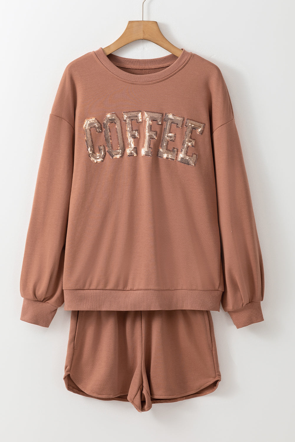 sweatshirt and shorts set
