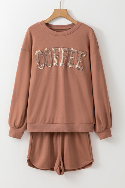 sweatshirt and shorts set