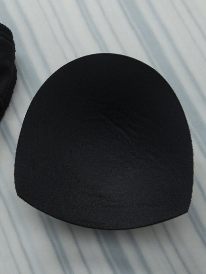 Edgy Black Mineral Wash Ribbed Racerback Crop Top