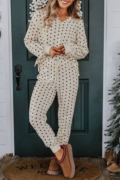 polka dot lounge set