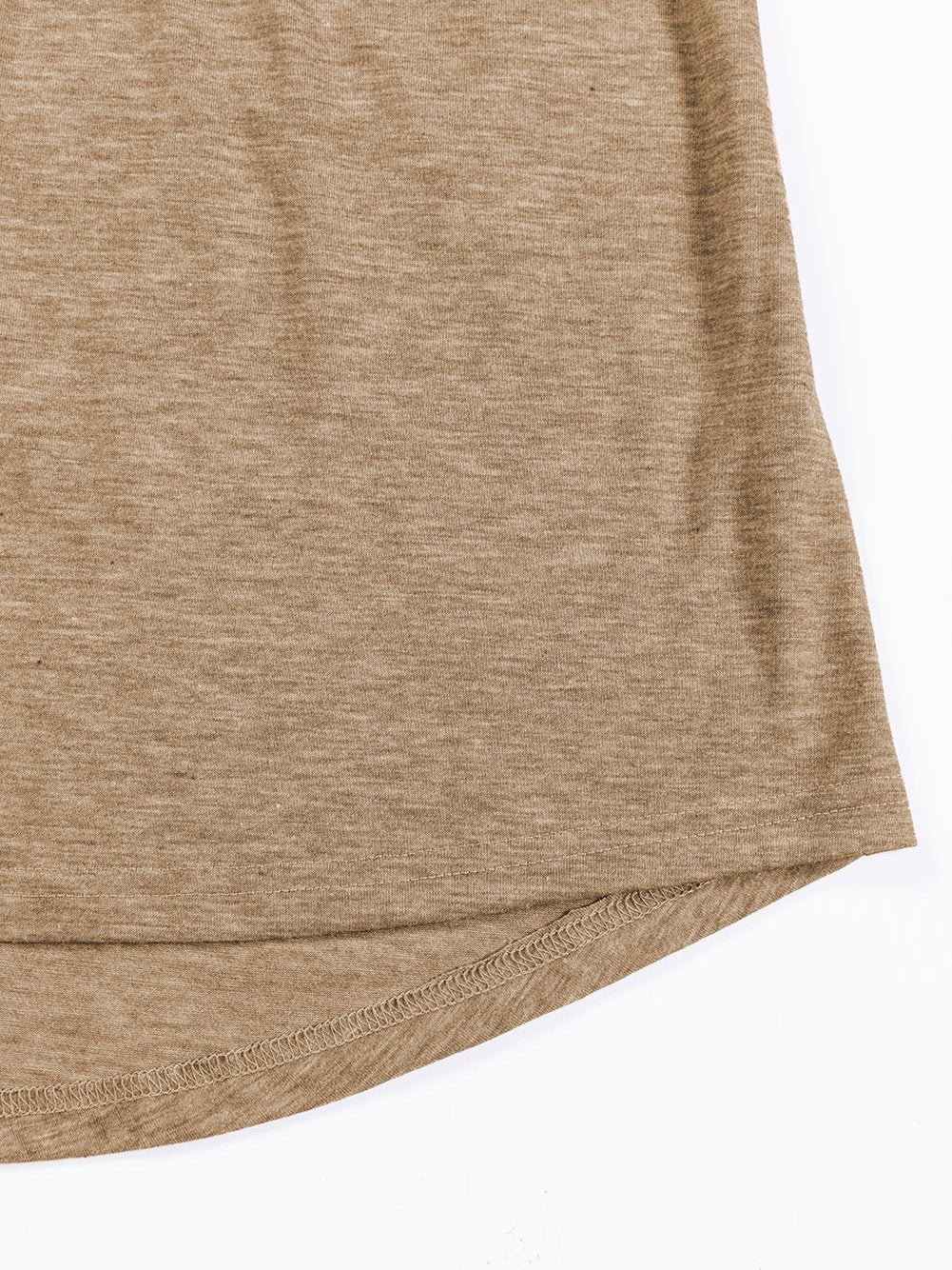 Elegant Light Beige Lace Detail Round Neck Top with Plicate Sleeves