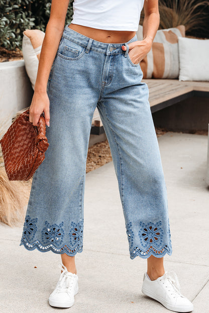 wide leg jeans