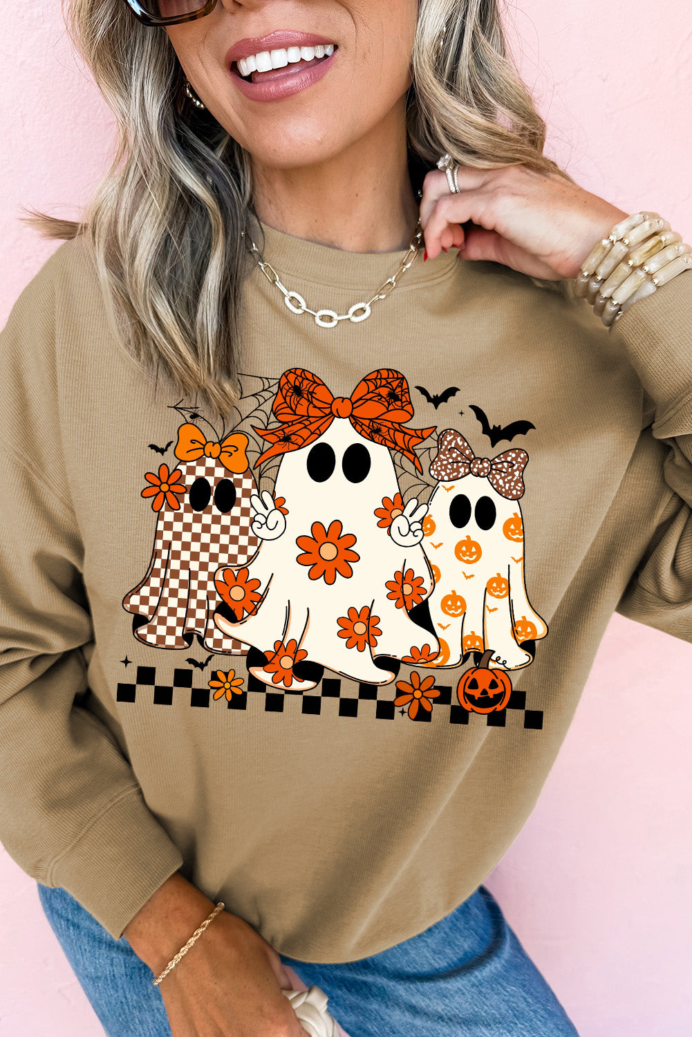 halloween graphic sweatshirt