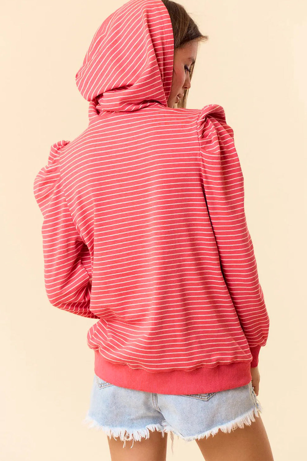 striped hoodie