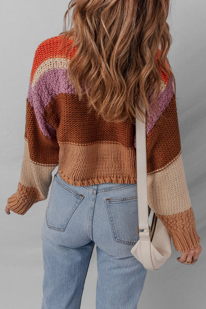 colorblock sweater