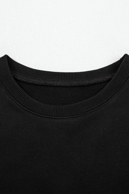 varsity sweatshirt skirt set