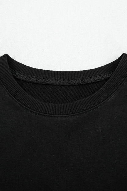 varsity sweatshirt skirt set