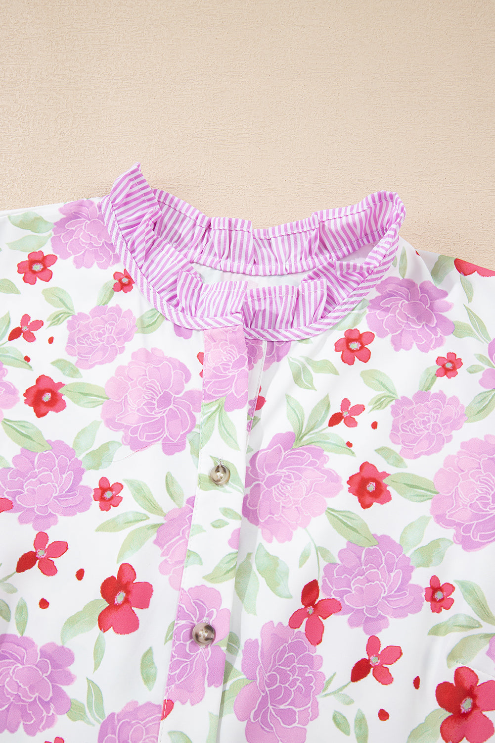 pink floral mini dress