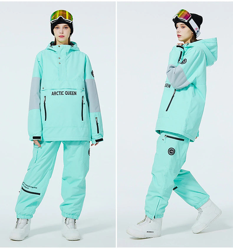 Men's Women's Hoodie Jacket Ski Jacket Outdoor Winter Thermal Warm Waterproof Windproof Breathable Hooded Windbreaker Top for Skiing Camping / Hiking Snowboarding Ski