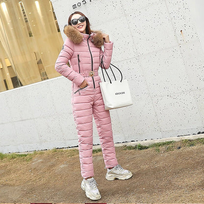 ski suit women one piece ski jumpsuit breathable snowboard jacket skiing pant sets bodysuits outdoor snow suit