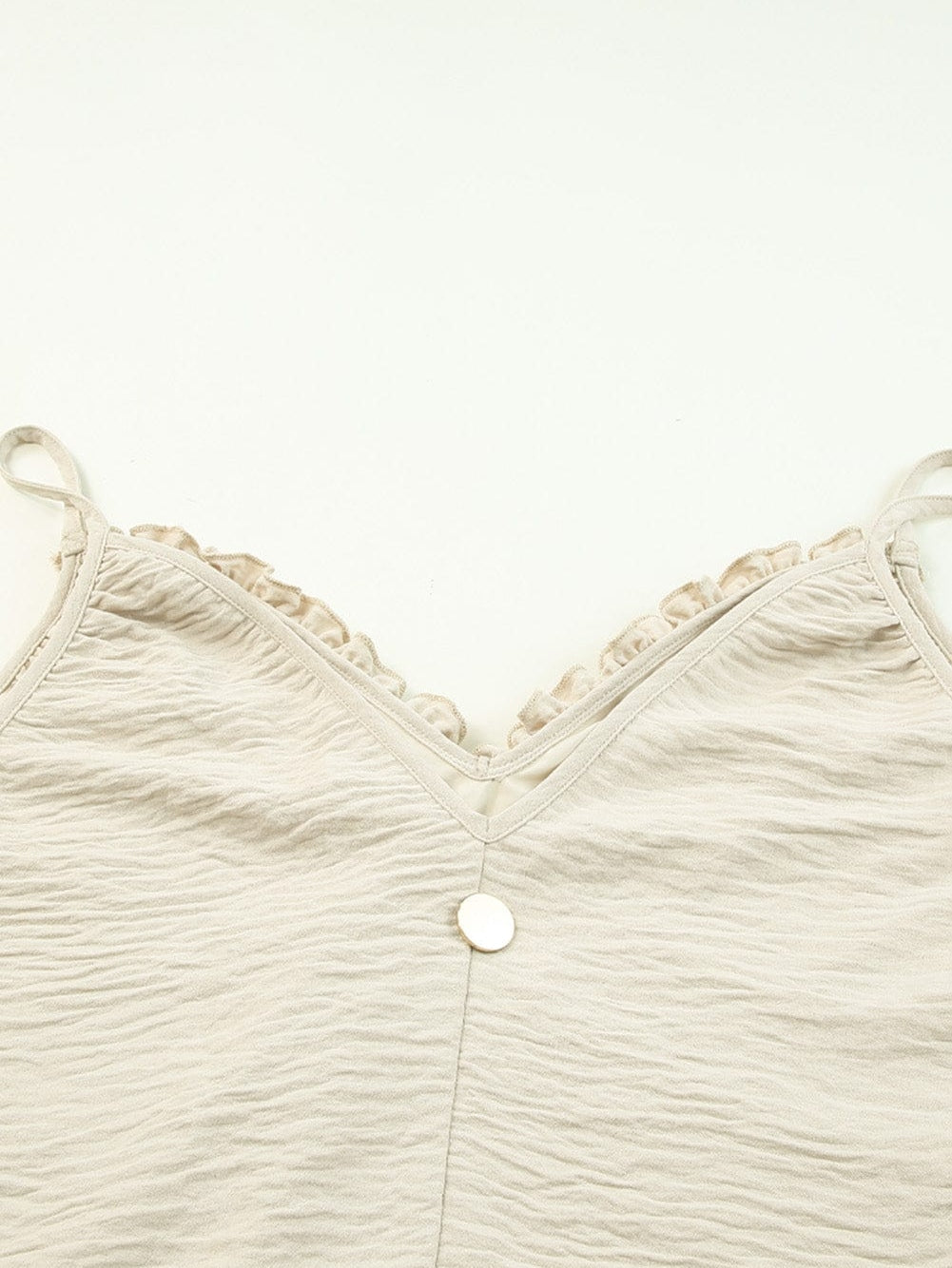 Elegant Apricot Maxi Dress with V-Neckline and Elastic Belt