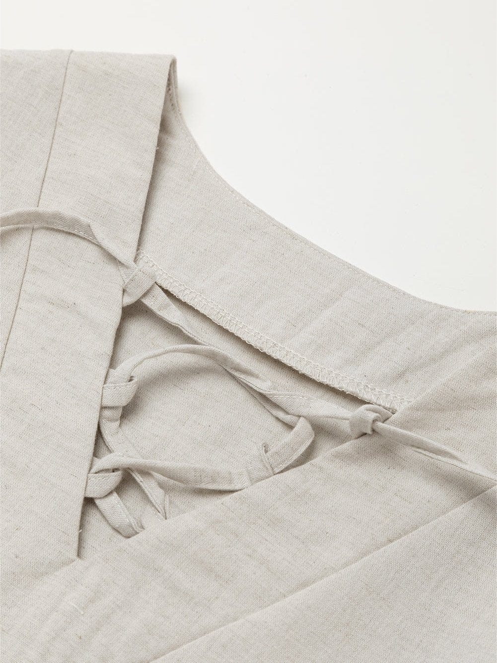 Elegant Beige Bubble Sleeve V-Neck Short Shift Dress