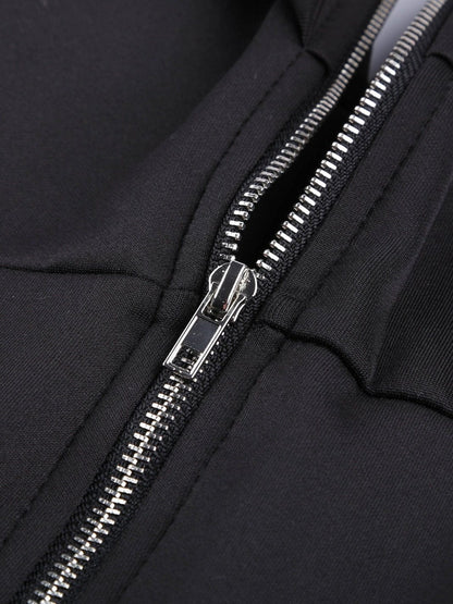 Elegant Black Bardot Midi Dress with V-Neck