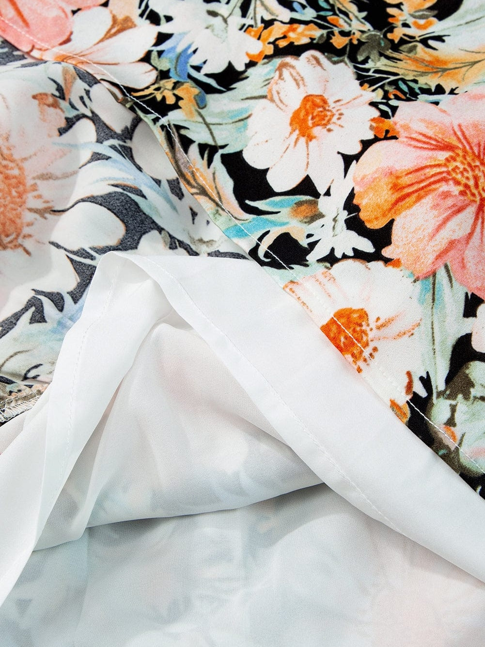 Elegant Black Boho Floral Halter Maxi Dress with Ruffled Details