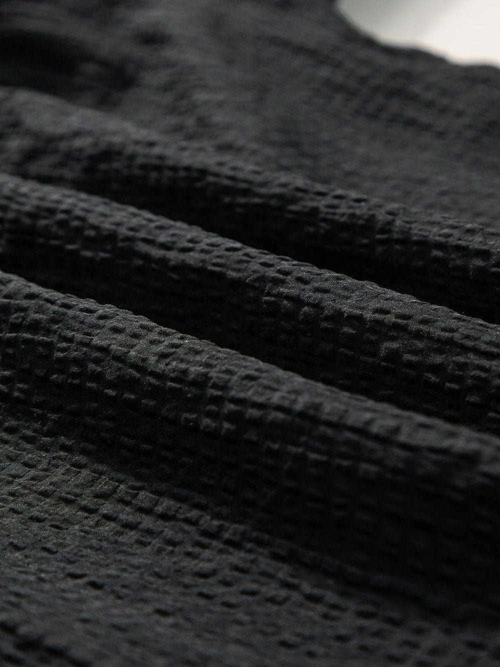 Elegant Black Floral Embroidered V-Neck Puff Sleeve Blouse