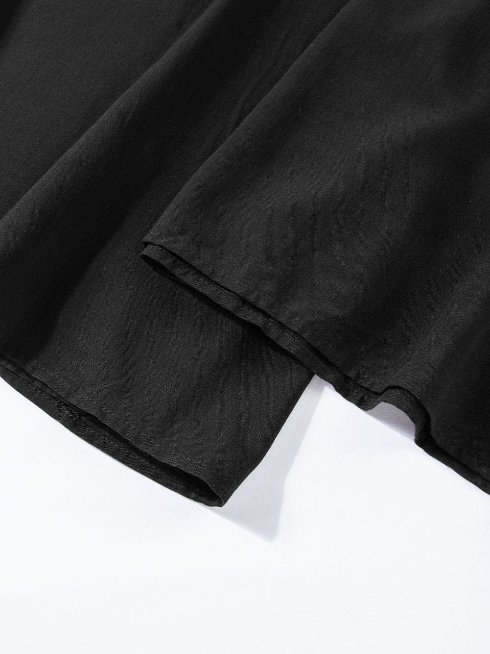 Elegant Black High Waist Wide Leg Pants with Drawstring Detail