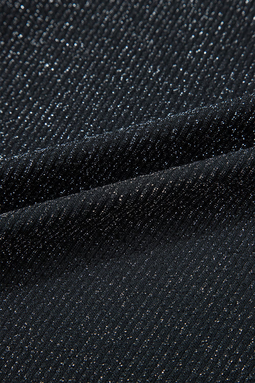 Elegant Black Metallic Twist Mini Dress with Sheath Silhouette