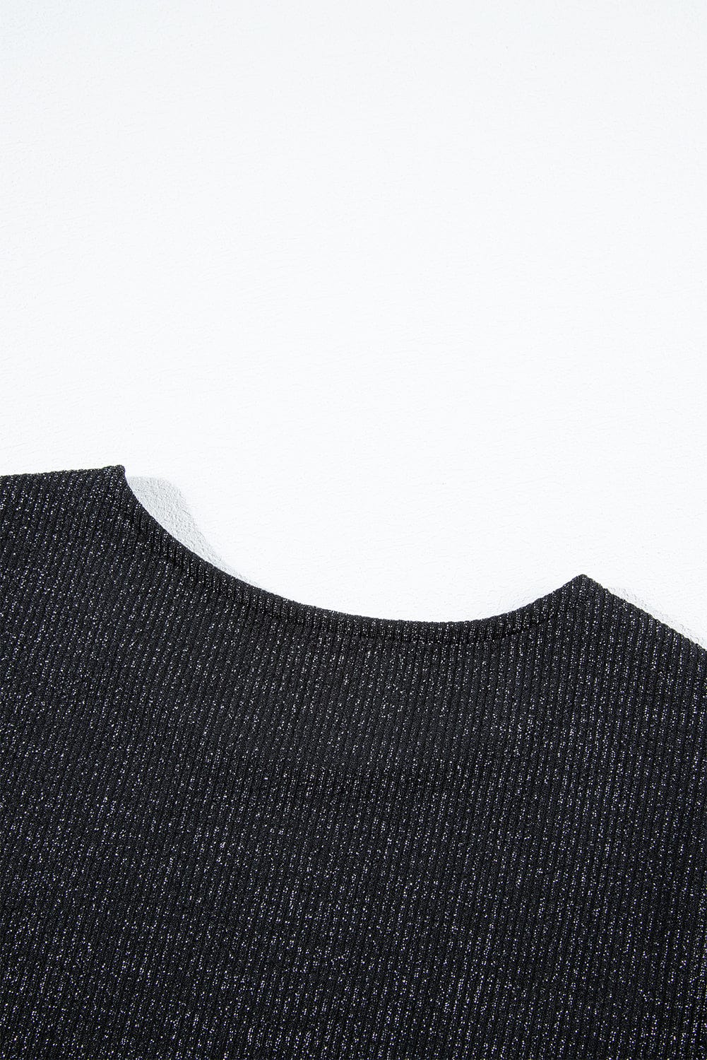 Elegant Black Metallic Twist Mini Dress with Sheath Silhouette